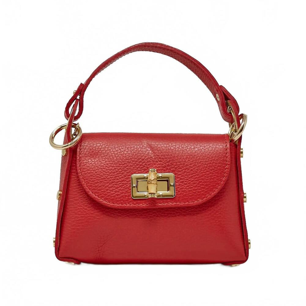 NEW GERMAN FUENTES suzanne crossbody bag in red
